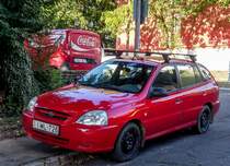 Kia Rio Mk1 Facelift der Kombiversion. Aufnahme: August: 2020.