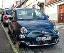 Fiat 500 Modelljahr 2020, gesehen in August 2020