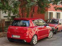 Rückansicht: Suzuki Swift Mk3 Sport, gesehen in August 2020