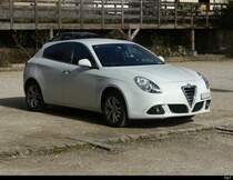 Alfa Romero Giluietta in Ligerz am 26.02.2021