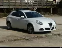 Alfa Romero Giluietta in Ligerz am 26.02.2021