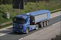 VOLVO FH 480PS Euro5 mit Meierling Kippsattel von AUGST Baustoffe. (15.04.2009) 
