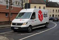 =VW Crafter von DPD auf Zustelltour im Hünfeld, 03-2021