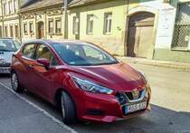 Nissan Micra der fünften Generation, gesehen in August, 2020.