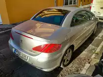 Rückansicht: Peugeot 307 CC. Foto: 01.2021.