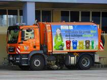 MAN TGM 18-320, war mit einem höllischen Lärm schon weitem zu Vernehmen; 210313