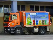 MAN TGM 18-320, war mit einem höllischen Lärm schon weitem zu Vernehmen; 210313