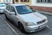 Opel Astra G fotografiert in 08.2020.