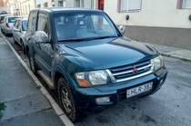 Mitsubishi Pajero Mk2 fotografiert in 08.2020.