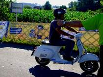 VESPA; wird anlässlich der Wadholz-Classic2013 sofort wieder zur Anmeldung zurückgeschickt; 130721