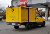 =Street Scooter von DHL unterwegs in Fulda im März 2021