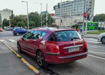 Rückansicht: Peugeot 407. Foto: September, 2020.