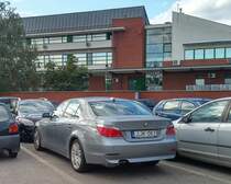 Rückansicht: BMW 5 E60, gesehen in September, 2020.