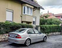 Rückansicht: BMW 3 e46 in September, 2020.