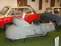 =Maicomobil MB 200, Bj. 1954, 197 ccm, 10,3 PS, ausgestellt im Auto & Traktor-Museum-Bodensee, 10-2019.
