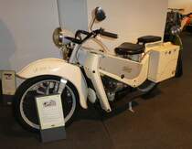 =Velocette LE 200 aus Großbritannien, Bj. 1953, 200 ccm, 8 PS, ausgestellt im Auto & Traktor-Museum-Bodensee, 10-2019.