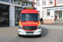 Feuerwehr Kriftel Mercedes Benz Sprinter ELW am 26.03.21 bei einen Fototermin
