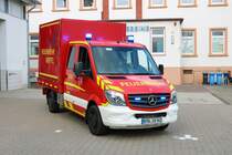 Feuerwehr Kriftel Mercedes Benz Sprinter LKW am 26.03.21 bei einen Fototermin