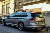 Rückansicht: VW Passat B8 Variant. Aufnahme: 09.2020.