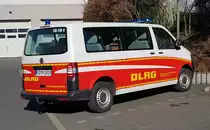 =VW T 5 der DLRG OG NEUHOF steht beim DRK Hünfeld im März 2021