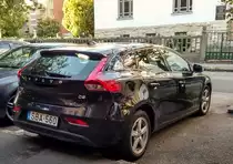 Rückansicht: Volvo V40 Mk3, gesehen in 09.2020.