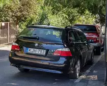 Rückansicht: BMW 5 E61, aufgenommen in 09.2020.