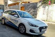 Hyundai i30 Mk3, Firmenwagen von Euronics. Foto: 09.2020.