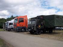 Mein aufgebauter   Schmetterlings  -Robur beim Truckerfest in Niederkail (Eifel)-Sommer 2008