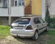 Rückansicht: Rover 200 gesehen in November 2020.