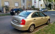 Hyundai Accent aus 2009 gesehen in September 2020.