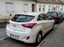 Rückansicht: Hyundai I30 Mk2 gesehen in Oktober 2020.