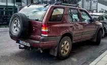 Rückansicht: Opel Frontera, gesehen in 10.2020.