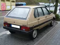 Heckansicht eines Citroen Visa II Club. Mülheim an der Ruhr am 05.04.2021.