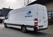 =MB Sprinter von KAISER-Transporte unterwegs in Hünfeld, 03-2021