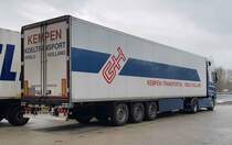 =MB-Sattelzug von KEMPEN-Transport rastet im März 2021 an der A 7