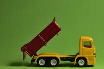 Mercedes LKW Pritsche MK E9111 von Siku. Tabletop-Fotografie 