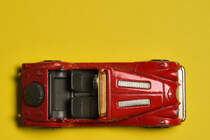 Majorette 1:50 No. 261/ Morgan +8 Cabriolet.mit starken Gebrauchsspuren.  Tabletop Fotografie Dez. 2020