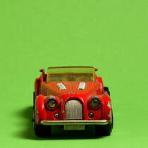 Majorette 1:50 No. 261/ Morgan +8 Cabriolet.mit starken Gebrauchsspuren.  Tabletop Fotografie Dez. 2020