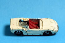 Ford GT stark beschädigt Matchbox. Tabletop Fotografie im Dez. 2020