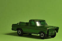 Ford Pickup, Matchbox mit gebrauchsspuren. Tabletop Fotografie im Dez. 2020