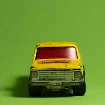Ford Pickup, Matchbox mit gebrauchsspuren. Tabletop Fotografie im Dez. 2020