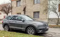 VW Tiguan Mk2, fotografiert in Dezember, 2020.