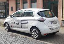 =Renault ZOE von objecthouse steht im März 2021 in Hünfeld