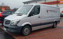 =MB Sprinter von H.F.-Elektrotechnik, gesehen in Fulda im April 2021