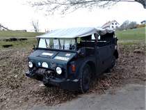 Ein Saurer MH4 4×4 in Schweigmatt am 11.04.21 Dieser Typ wurde bis 1985 bei der schweizer Armee Eingesetzt 