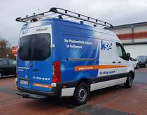 =MB Sprinter von KSE steht im März 2021 in Fulda