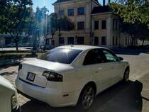 So sieht ein Audi A4 B7 von hinten aus, die auf den amerkanischen Markt gebaut wurde. Foto: 09.2020.