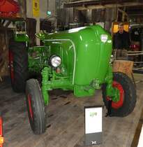 =Allgaier A 133 (Porsche hat die Haubenausführung übernommen), Bj. 1956, 2467 ccm, 33 PS, ausgestellt im Auto & Traktor-Museum-Bodensee, 10-2019