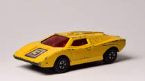 Lamborghini Countach (1973), Matchbox Nr27. Tabletop Fotografie im April 2021