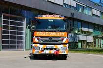 BF Frankfurt am Main Mercedes Benz Actros Axor RW-Schiene am 23.04.21 bei einen spontanen Fotoshooting